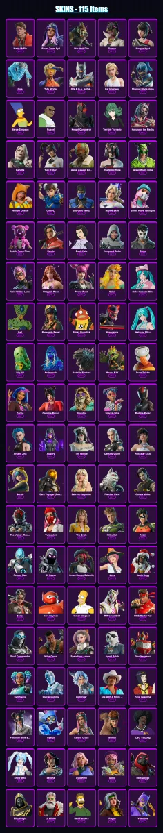 [PC/XBOX/PSN] | Marty McFly | Raven Team Syd | War Wolf Dire | Danica | Morgan Myst | 115 skin | 149 pickaxe | 113 emote | 77 glider | Lv1192 — Game account
