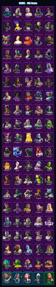 [PC/XBOX/PSN] | Yon Dar 3000 | Carletta | Cat Holloway | 100 skin | Lv1882