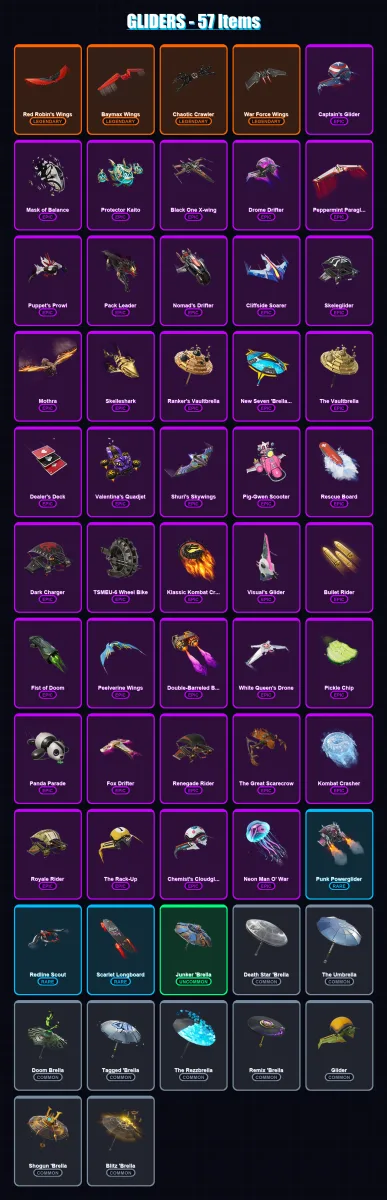 [PC/XBOX/PSN] | Keisha Cross | Meowdas | Mysterio | Poe Dameron | Godzilla Evolved | 51 skin | 83 pickaxe | 61 emote | 57 glider | Lv1147