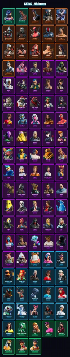 [PC/PSN] | Astro Jack | Travis Scott | Fade | Predator | Spire Assassin | 98 skin | 179 pickaxe | 145 emote | 140 glider | Lv2909