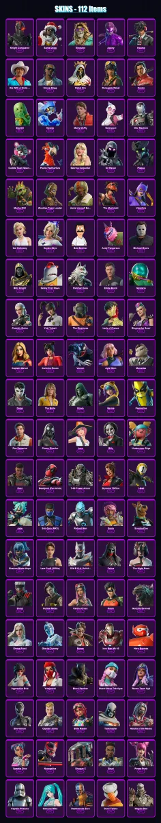 [PS4/PS5/XBOX/PC] | Knight Conqueror | Santa Dogg | Kingston | Agony | Kwame | 112 skin | 138 pickaxe | 123 emote | 75 glider | Lv820 — Fortnite account