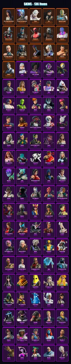 [PC/PSN] | Gear Specialist Maya | Renzo the Destroyer | Snap | Era | Spectra Knight | 136 skin | 144 pickaxe | 90 emote | 108 glider | Lv1259