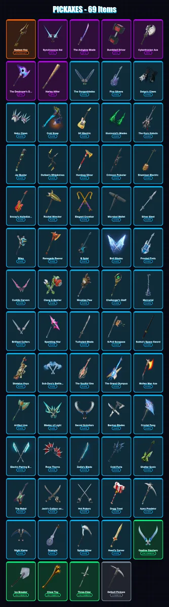 [PC/XBOX/PSN] | Aerial Assault Bomber | Vanguard Zadie | Daigo | Nyanja | Hero Baymax | 15 skin | 69 pickaxe | 35 emote | 48 glider | Lv1935