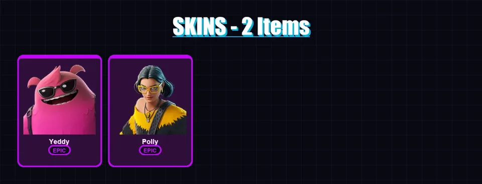 [PC/XBOX/PSN] | Yeddy | Polly | 2 skin | 15 pickaxe | 10 emote | 12 glider | Lv106 — main preview