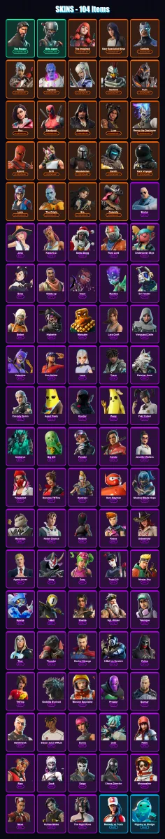 [PC/XBOX/PSN] | The Reaper | Elite Agent | The Imagined | Gear Specialist Maya | Carbide | 104 skin | 134 pickaxe | 102 emote | 124 glider | Lv1758 — Fortnite account