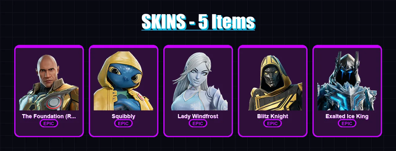 [PC/PSN] | The Foundation (Reforged) | Squibbly | Lady Windfrost | 5 skin | Lv280