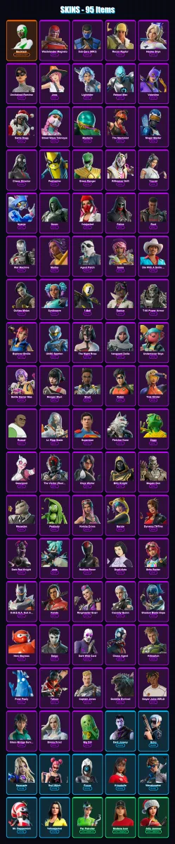 [PS4/PS5/XBOX/PC] | Backlash | Wastelander Magneto | Sub-Zero (MK3) | 95 skin | Lv1871