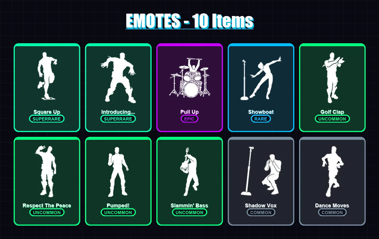 [PS4/PS5/XBOX/PC] | Prodigy | Cloud Striker | Blizzard Bomber | Carbon Commando | Sultura | 11 skin | 13 pickaxe | 10 emote | 11 glider | Lv71