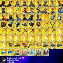 230 skins Ikonik Travis Scott MAIL CHANGE — Fortnite account