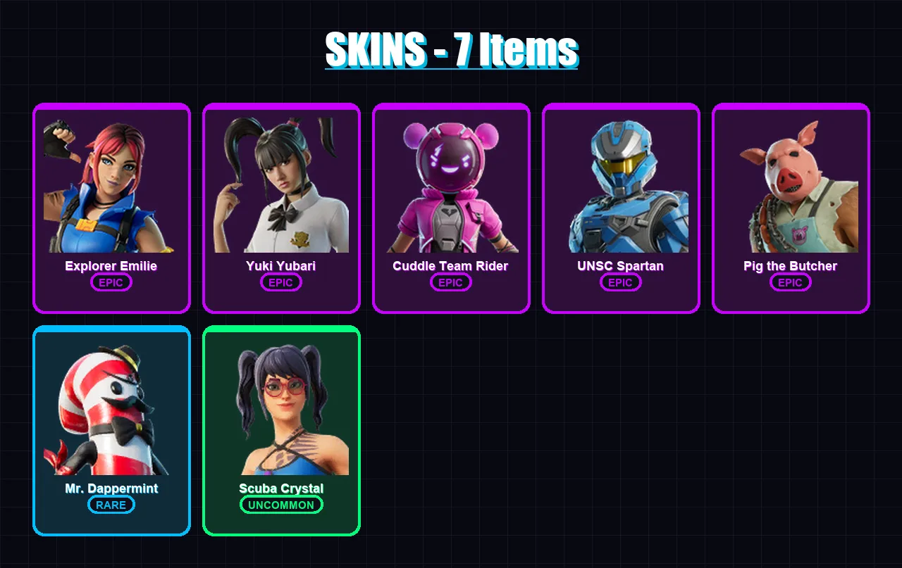 [PS4/PS5/XBOX/PC] | Explorer Emilie | Yuki Yubari | Cuddle Team Rider | 7 skin | Lv761 — Game account