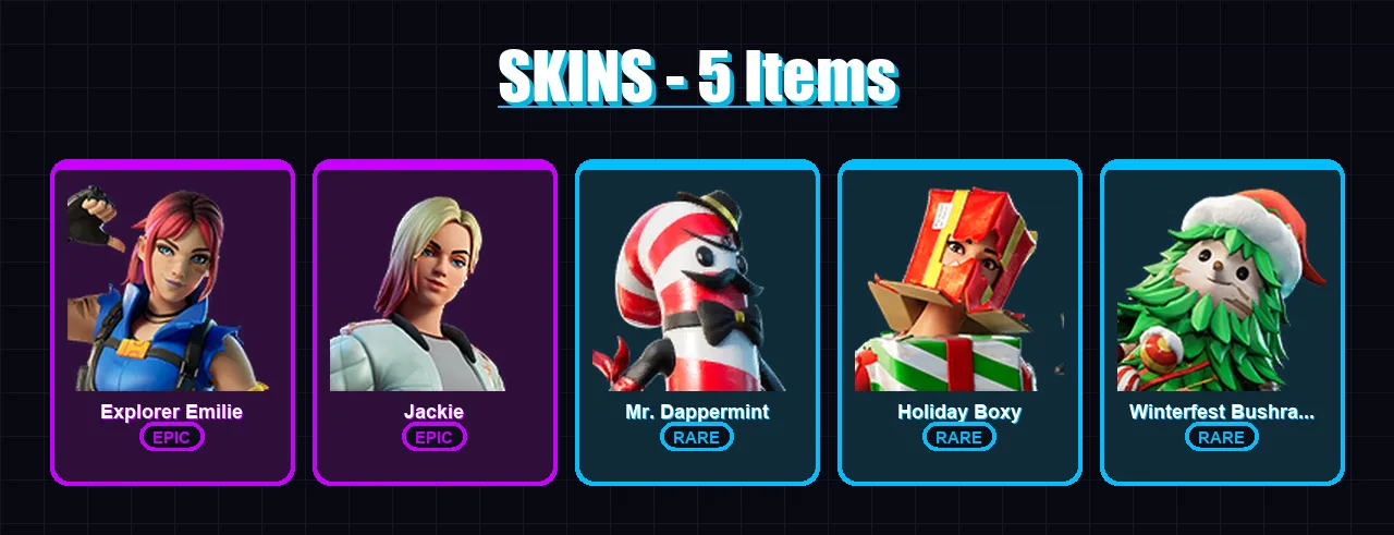 [PS4/PS5/XBOX/PC] | Explorer Emilie | Jackie | Mr. Dappermint | 5 skin | Lv127