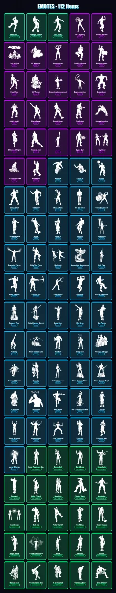 [PS4/PS5/PC] | The Reaper | Rogue Agent | Elite Agent | Valor | The Ice King | 106 skin | 107 pickaxe | 112 emote | 120 glider | Lv1511