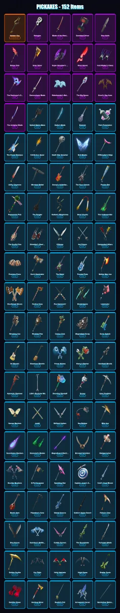 [SWITCH/XBOX/PC] | Ronin | Zeus | Hades | Valeria | Peter Griffin | 76 skin | 152 pickaxe | 91 emote | 124 glider | Lv2724