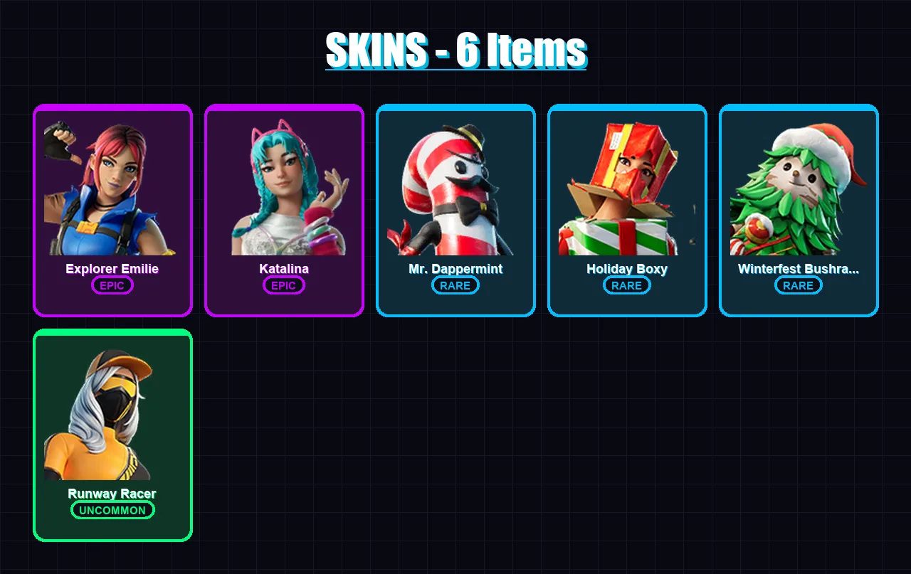 [PC/XBOX/PSN] | Explorer Emilie | Katalina | Mr. Dappermint | 6 skin | Lv395