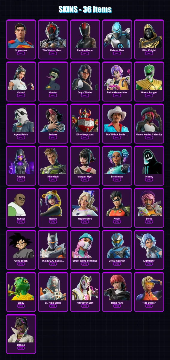 [PS4/PS5/PC] | Superman | The Visitor (Reality Unknown) | Redline Racer | 36 skin | Lv437