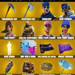 104 Skins Leviathan Axe , OG STW , Kratos (Armored) — Fortnite account