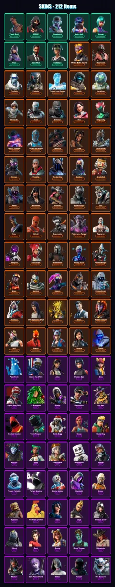 [PC] | Travis Scott | IKONIK | Breakpoint | Astro Jack | Wonder | 212 skin | 110 pickaxe | 216 emote | 105 glider | Lv1464