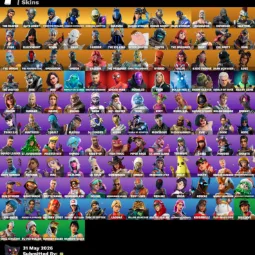 125 skins | The Reaper + Cloud Striker — Fortnite account