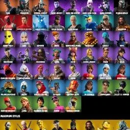 61 Skins Leviathan Axe Surf Strider — Fortnite account