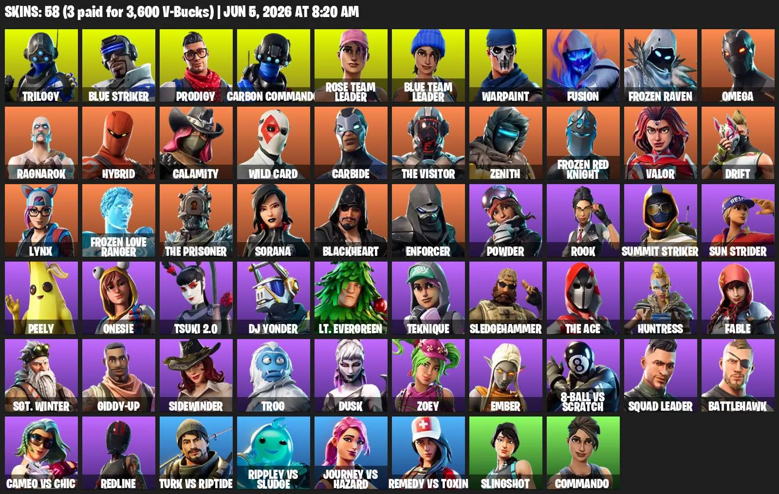58 | Omega — Fortnite account