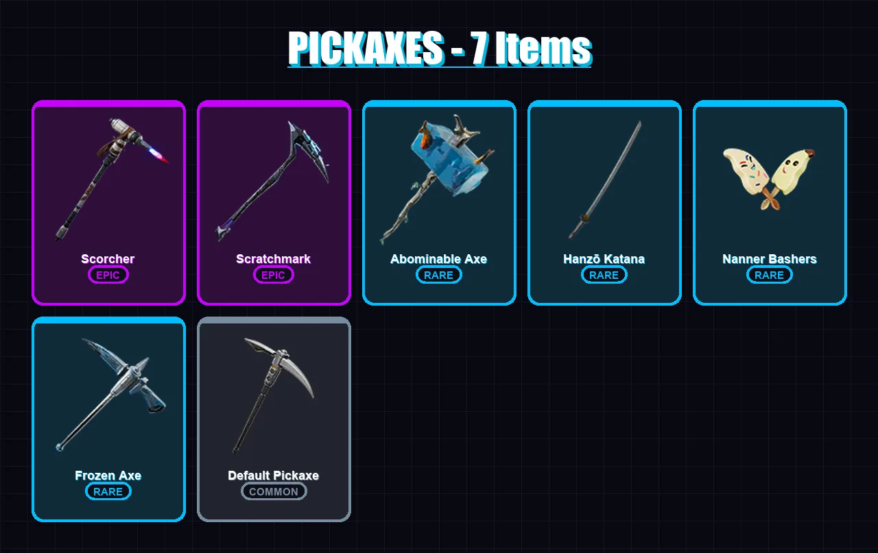 [PC/PSN] | Rox | Lynx | Sentinel | Zenith | Cobalt | 8 skin | 7 pickaxe | 8 emote | 7 glider | Lv57