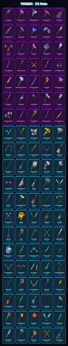 [PC/PSN] | Ronin | Mizuki | Raz | Renzo the Destroyer | Torin | 84 skin | 126 pickaxe | 82 emote | 107 glider | Lv1310