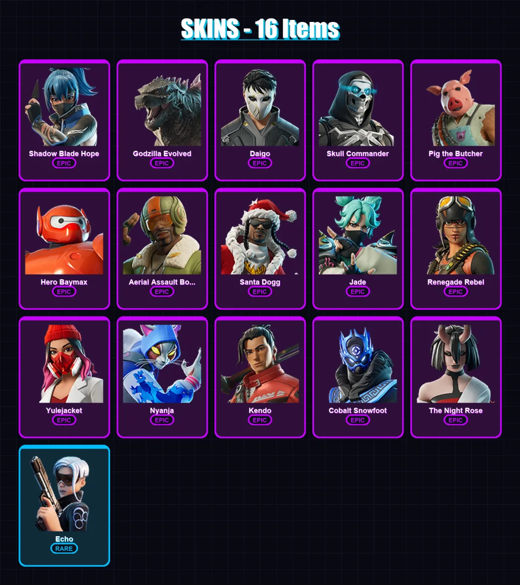 [PS4/PS5/XBOX/PC] | Shadow Blade Hope | Godzilla Evolved | Daigo | 16 skin | Lv178