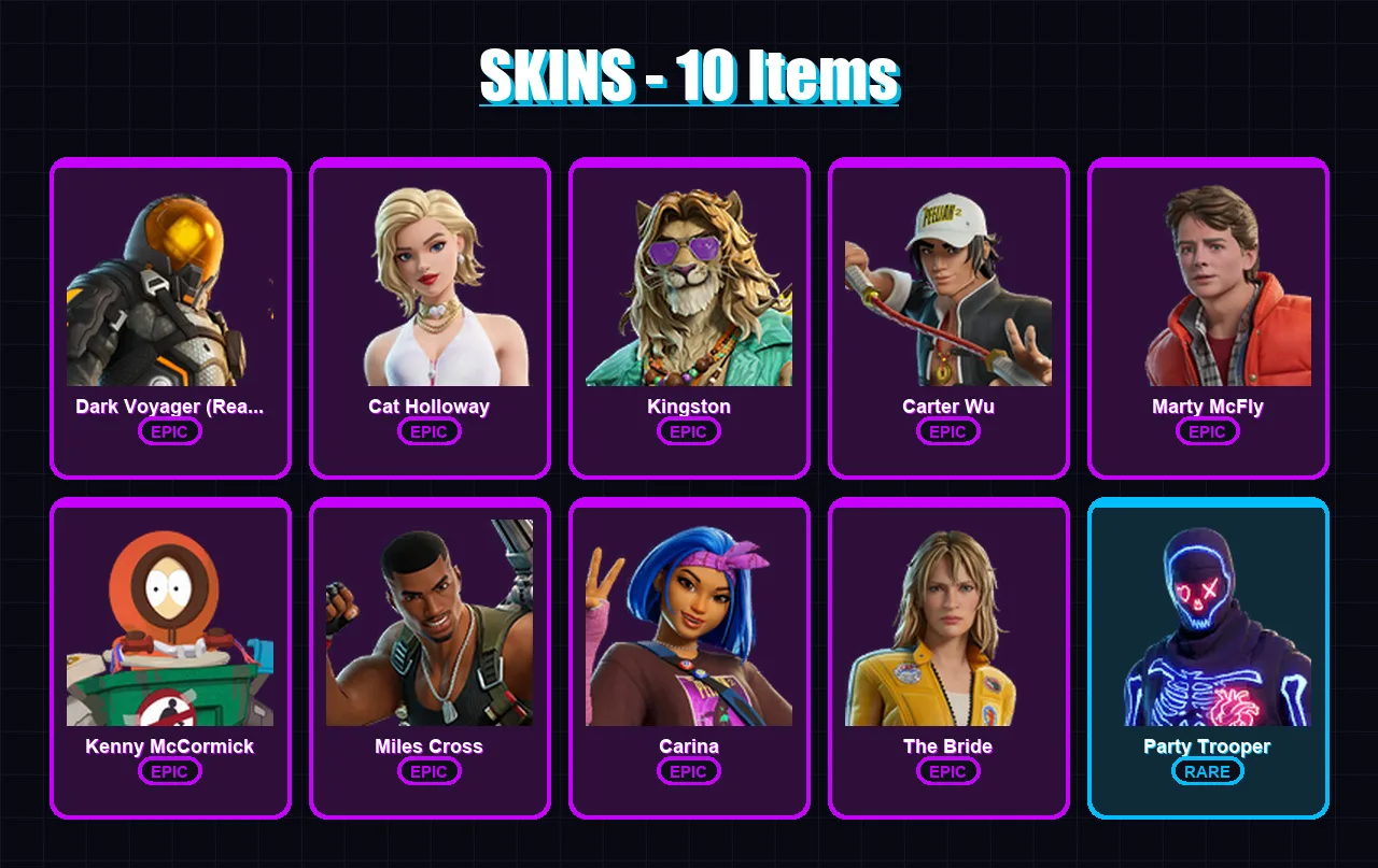 [PS4/PS5/PC] | Dark Voyager (Reality Redacted) | Cat Holloway | Kingston | 10 skin | Lv167