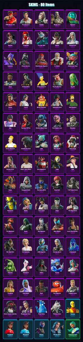 [PC/XBOX] | FIRE Master Kai | Poe Dameron | Carletta | Megalo Don | Mysterio | 80 skin | 122 pickaxe | 69 emote | 71 glider | Lv835 — Fortnite account