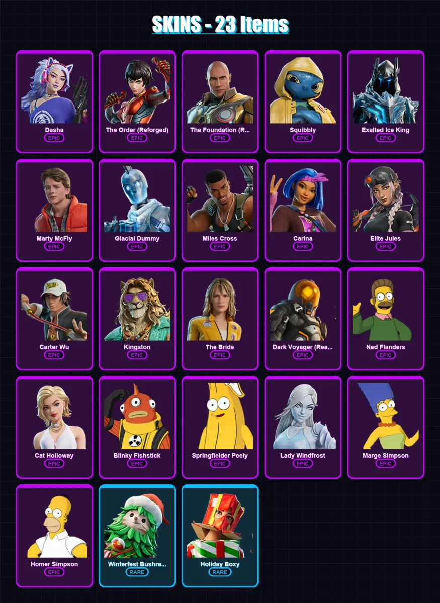[PC/PSN] | Dasha | The Order (Reforged) | The Foundation (Reforged) | 23 skin | Lv378