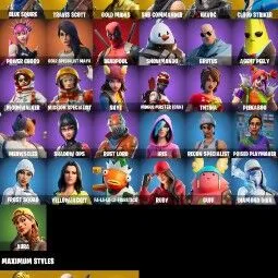 31 Skins Travis Scott Blue Squire Take The L — Fortnite account