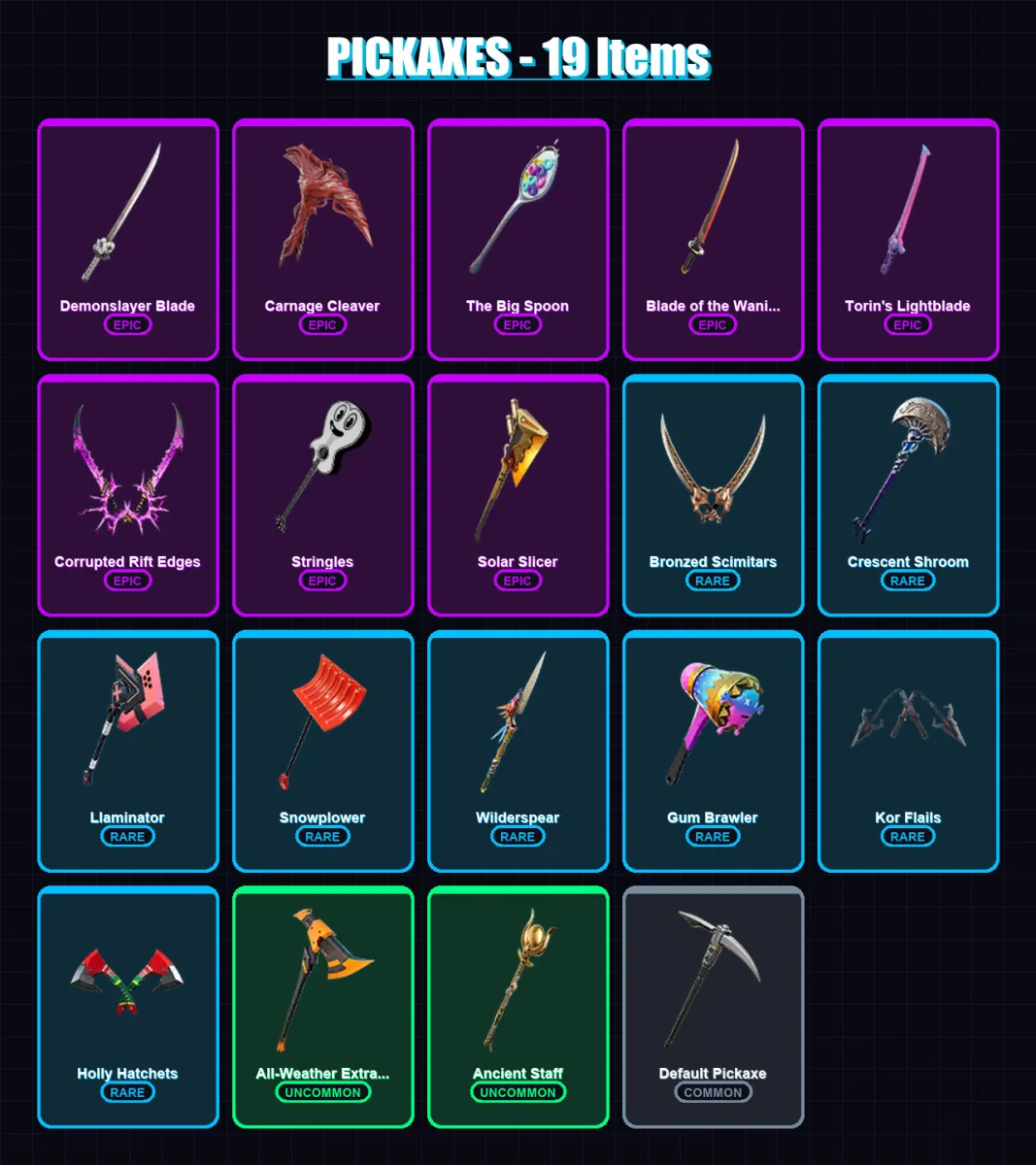 [PC/XBOX/PSN] | Driftwalker | Ronin | Torin | Polar Peely | Carnage | 18 skin | 19 pickaxe | 13 emote | 16 glider | Lv181
