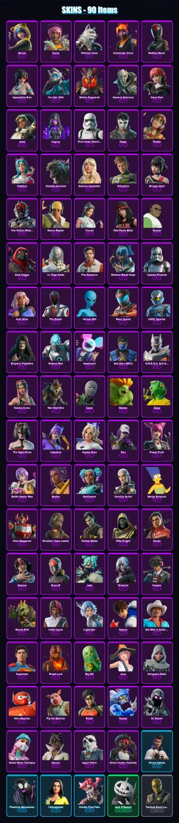 [PC] | Bernie | Sonia | Fletcher Kane | Incinerator Kuno | Redline Racer | 90 skin | 112 pickaxe | 123 emote | 64 glider | Lv914 — Game account