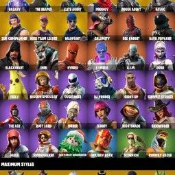 36 Skins Galaxy The Reaper Take The L — Fortnite account