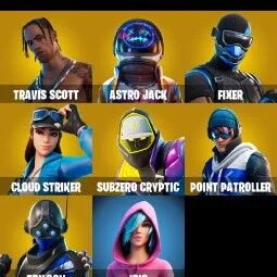 8 Skins Travis Scott Astro Jack — Fortnite account
