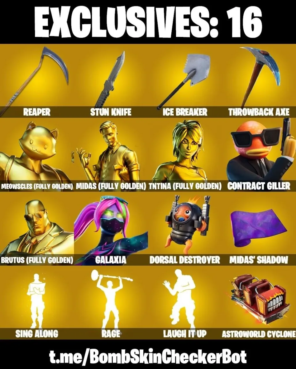 102 Skins Galaxia Reaper — Fortnite account