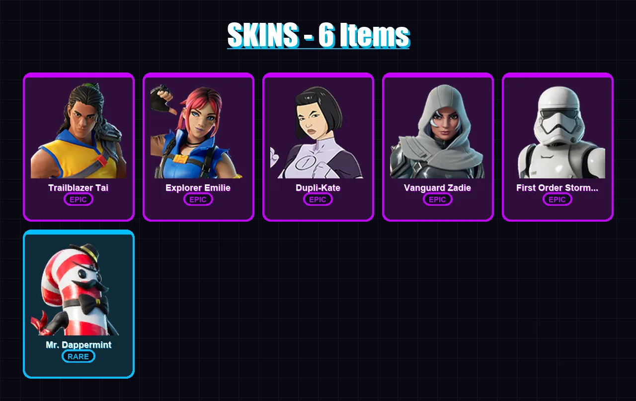 [PC/PSN] | Trailblazer Tai | Explorer Emilie | Dupli-Kate | 6 skin | Lv410