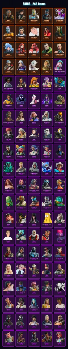 [PC/XBOX/PSN] | Malik | Era | Spectra Knight | Omegarok | The Cube Queen | 245 skin | 285 pickaxe | 205 emote | 198 glider | Lv3867 — Fortnite account
