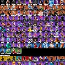 124 Skins Snake Eyes , Lara Croft , Eren Jaeger , Omega Knight — Fortnite account