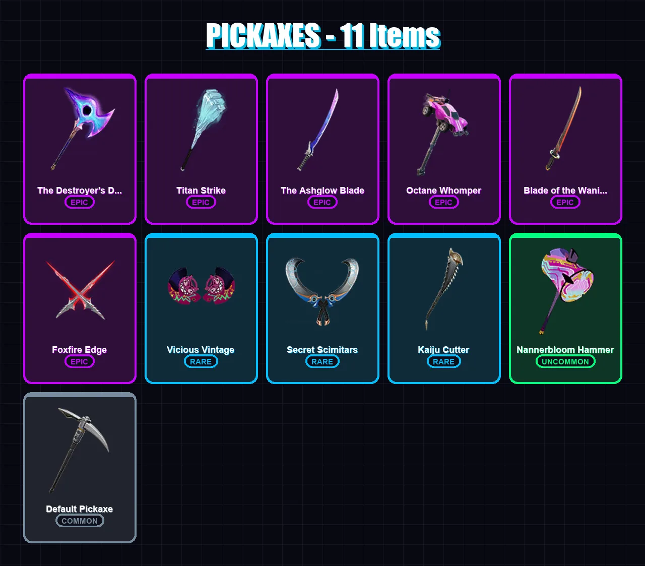 [PC/XBOX/PSN] | Renzo the Destroyer | Alan Wake | Stray | Imani | Mystica | 9 skin | 11 pickaxe | 10 emote | 10 glider | Lv106
