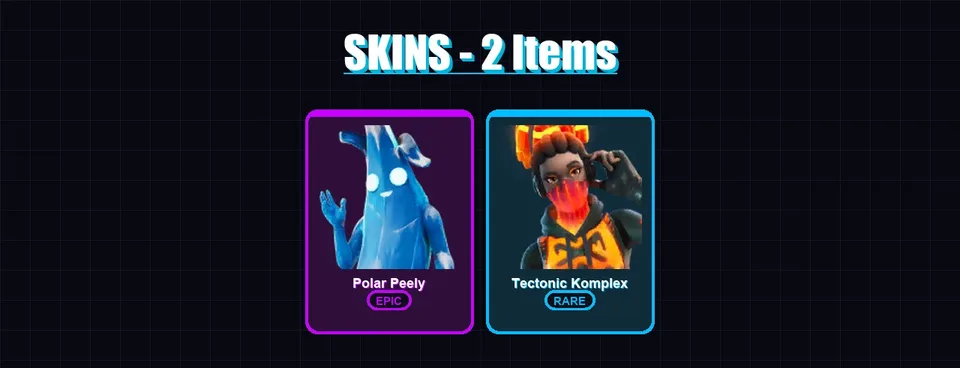 [PC/XBOX/PSN] | Polar Peely | Tectonic Komplex | 2 skin | 9 pickaxe | 11 emote | 20 glider | Lv246 — main preview