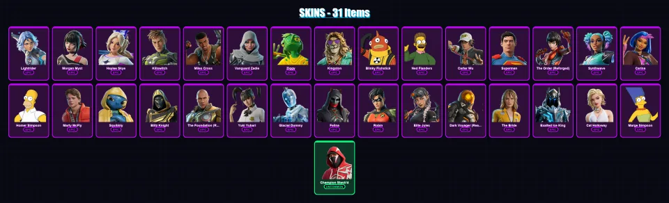 [SWITCH/XBOX/PSN/PC] | Lightrider | Morgan Myst | Haylee Skye | Killswitch | Miles Cross | 31 skin | 92 pickaxe | 45 emote | 61 glider | Lv814 — main preview