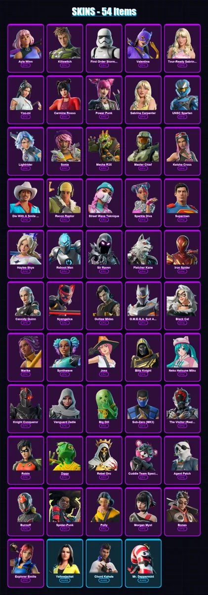 [PC/PSN] | Ayla Winn | Killswitch | First Order Stormtrooper | 54 skin | Lv1049 — Fortnite account