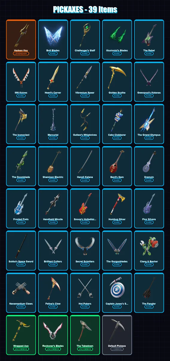 [PC/XBOX/PSN] | Yulejacket | Shuri | Gwenpool | Slayer Juice WRLD | Captain Jones | 14 skin | 39 pickaxe | 20 emote | 25 glider | Lv452