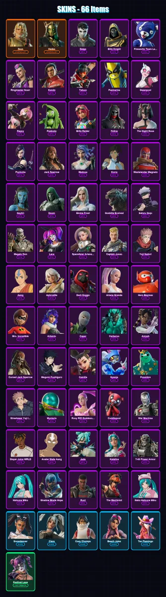 [PS4/PS5/PC] | Zeus | Hades | Daigo | Blitz Knight | Fireworks Team Leader | 66 skin | 97 pickaxe | 98 emote | 62 glider | Lv1052