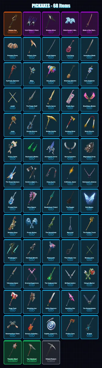 [PC/XBOX/PSN] | Zeus | Hades | Poseidon | Peabody | Wastelander Magneto | 30 skin | 68 pickaxe | 40 emote | 53 glider | Lv734