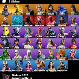 41 skins | Glow + Gold Midas — Fortnite account