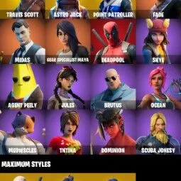 16 Skins Travis Scott Astro Jack — Fortnite account