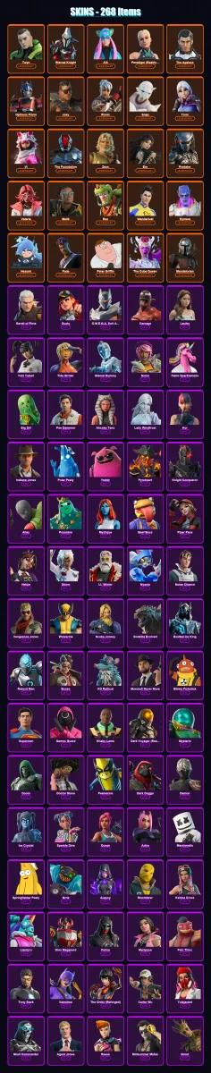 [PC/PSN] | Twyn | Eternal Knight | Alli | Paradigm (Reality-659) | The Ageless | 268 skin | 327 pickaxe | 236 emote | 227 glider | Lv3306