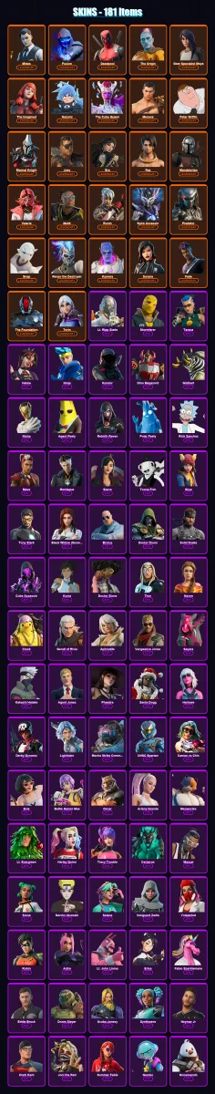 [PS4/PS5/PC] | Midas | Fusion | Deadpool | The Origin | Gear Specialist Maya | 181 skin | 234 pickaxe | 165 emote | 185 glider | Lv2636 — Fortnite account